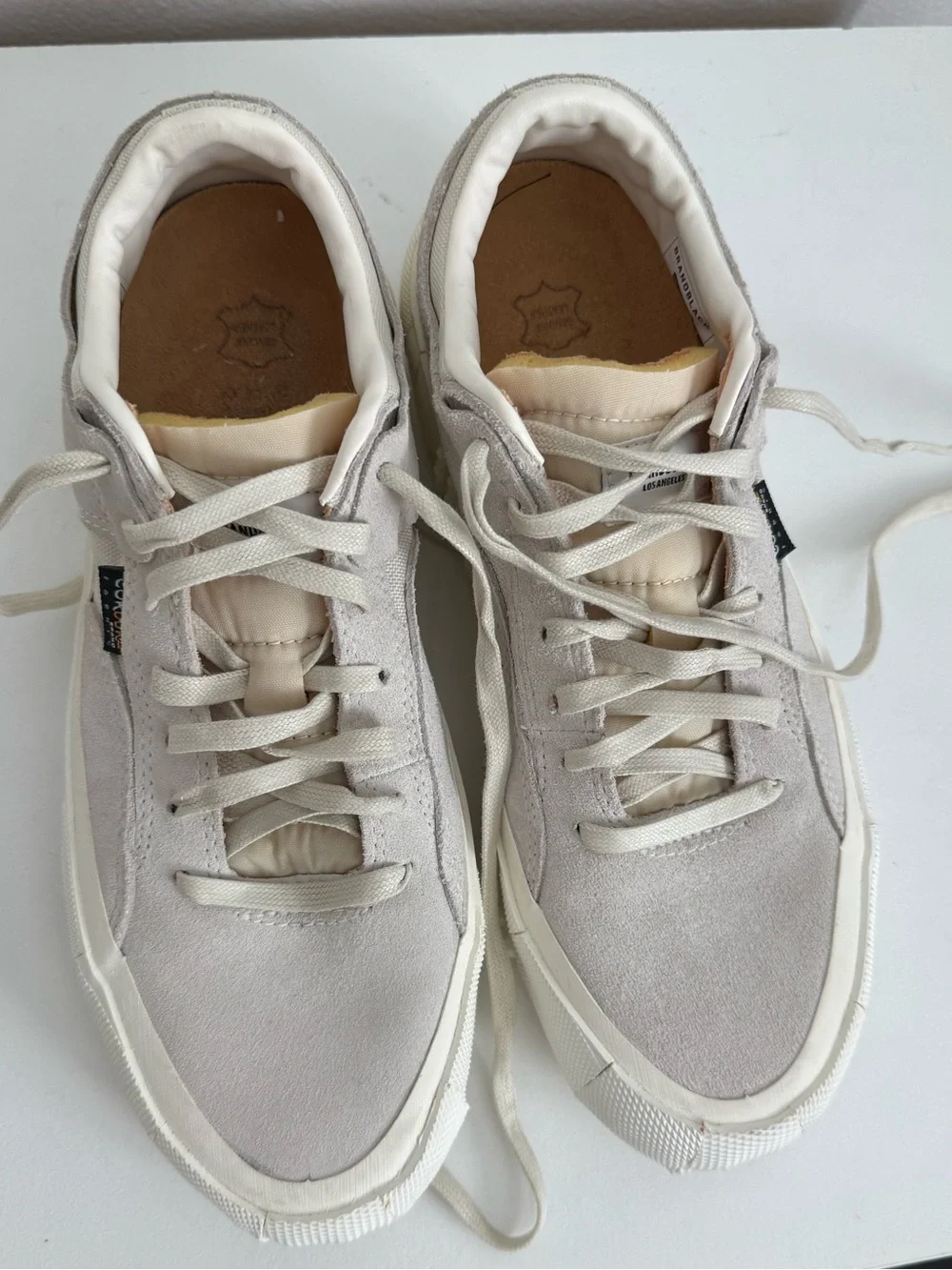 Brandblack Low-Top Sneakers in Cream/Beige